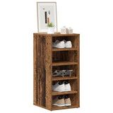 Shoe Cabinets 2 pcs Old Wood 32x35x70 cm Engineered Wood 856711