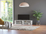 TV Cabinet White 120x34x37 cm Engineered Wood 801152