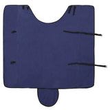 Horse Blanket Navy Blue 165 cm Polyester 42013256
