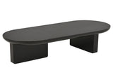 Modern coffee table, Oval Center Table, spray-painted end table, simple sofa table, side table, MDF, N605P387937S