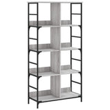Bookshelf Grey Sonoma 78.5x33x153 cm Engineered Wood 835257