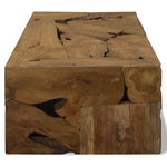 ZNTS Coffee Table 90x50x30 cm Genuine Teak Brown 244558