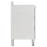 Commercial Kitchen Cabinet with 3 Drawers 50x60x96 cm 151179