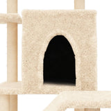 Cat Tree with Sisal Scratching Posts Cream 97 cm 172097
