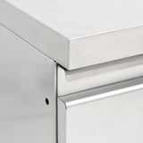 Commercial Kitchen Cabinets 2 pcs Stainless Steel 3081936