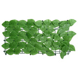 Balcony Screen with Green Leaves 600x150 cm 315506
