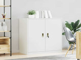 Storage Cabinet White 90 x 40 x 105 cm Steel 891651
