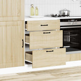 Kitchen Base Cabinet "Lucca" Sonoma Oak Engineered Wood 854272