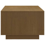 Coffee Table Honey Brown 110x50x33.5 cm Solid Pinewood 809885