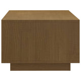 Coffee Table Honey Brown 110x50x33.5 cm Solid Pinewood 809885
