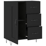 Sideboard Black 69.5x34x90 cm Engineered Wood 830253