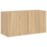 5 Piece TV Wall Units Sonoma Oak Engineered Wood 3216466