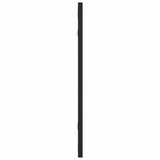Wall Mirror Black 50x50 cm Square Iron 358634