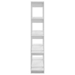 Book Cabinet/Room Divider High Gloss White 100x30x160 cm 811535