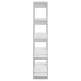 Book Cabinet/Room Divider High Gloss White 100x30x160 cm 811535