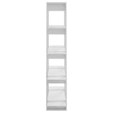 Book Cabinet/Room Divider High Gloss White 100x30x160 cm 811535