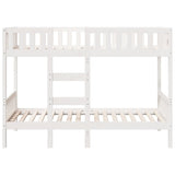 Bunk Bed White 90x190 cm Solid Wood Pine 3308605