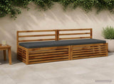 2-Piece Bench Cushions VUGHT 2 pcs 100% Polyester Anthracite 952231