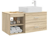 Bathroom Furniture Set 2 pcs Sonoma Oak Engineered Wood 3403882