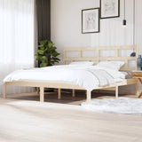 3101238 Bed Frame without Mattress Solid Wood Pine 200x200 cm