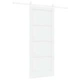 Sliding Door ORKDAL White 83 x 202 cm Solid Pine Wood 3333701