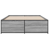 Bed Frame without Mattress Grey Sonoma 120x200 cm 3279895