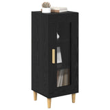 Sideboard Black Oak 34.5 x 32.5 x 90 cm Engineered Wood 880972