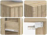 Bathroom Furniture Set 3 pcs Sonoma Oak 33 x 34.5 x 160 cm 3406085