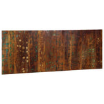 ZNTS Headboard Multicolour 140 cm Solid Wood Reclaimed 4017498