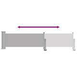 48354 Patio Retractable Side Awning 60x300 cm Grey
