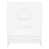 808386 Washing Machine Cabinet White 70,5x25,5x90 cm