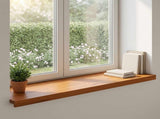 Window Sills 2 pcs Brown 80 x 40 x 2 cm Solid Oak Wood 42050001