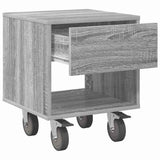 Bedside Table Grey Sonoma 40.5 x 40 x 48 cm Engineered Wood 891066