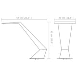 Pool Fountain Stainless Steel 64x30x52 cm Silver 43694