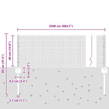 Fence and Post Silver 0.4 x 25 m Steel 3336345