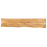 Table Top Live Edge 160x40x3.8 cm Solid Wood Mango 370496