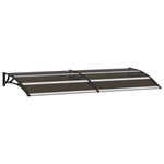 Door Canopy Black 200x75 cm PC 144825