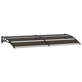 Door Canopy Black 200x75 cm PC 144825