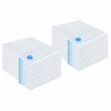 Storage Bags 20 pcs Transparent and Blue 130 x 100 cm 42001450