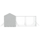 Outdoor Dog Kennel with Roof Silver 6x6x2.5 m Galvanised Steel 3190479