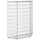 Trapezium Gabion Raised Bed Galvanised Steel 80x20x100 cm 145652