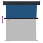 Balcony Side Awning 145x250 cm Blue 48426