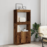 Highboard Old Wood 63x33x140 cm Engineered Wood 855113