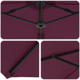 Umbrella Bordeaux Red 372 x 198 x 243 cm 42003381