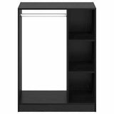 Wardrobe with Shelf with Storage Black Oak 77 x 48 x 102 cm 879644