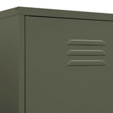 Wardrobe Olive Green 90x50x180 cm Steel 336243