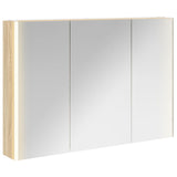 Bathroom Mirror Cabinet Sonoma Oak 103.5 x 15.5 x 70 cm 889273