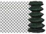 Chain Link Fence Steel 0,8x25 m Green 140348