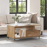 Coffee Table Artisan Oak 90 x 49 x 45 cm Engineered Wood 882706