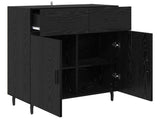 Sideboard Black Oak 69.5 x 34 x 90 cm Engineered Wood 882301